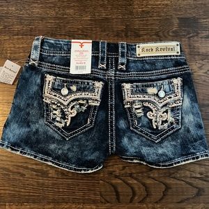 Rock Revival Betty Midrise Denim Shorts